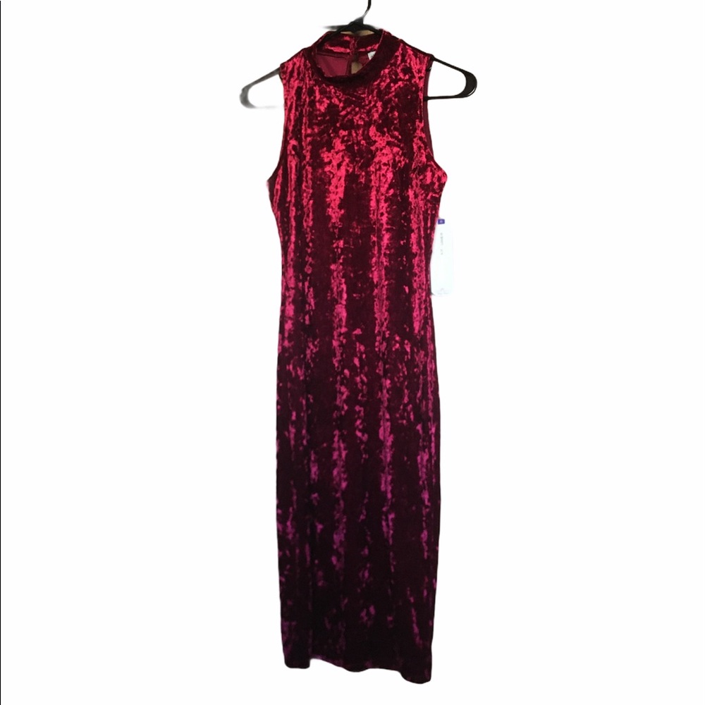 Red Velvet Dress